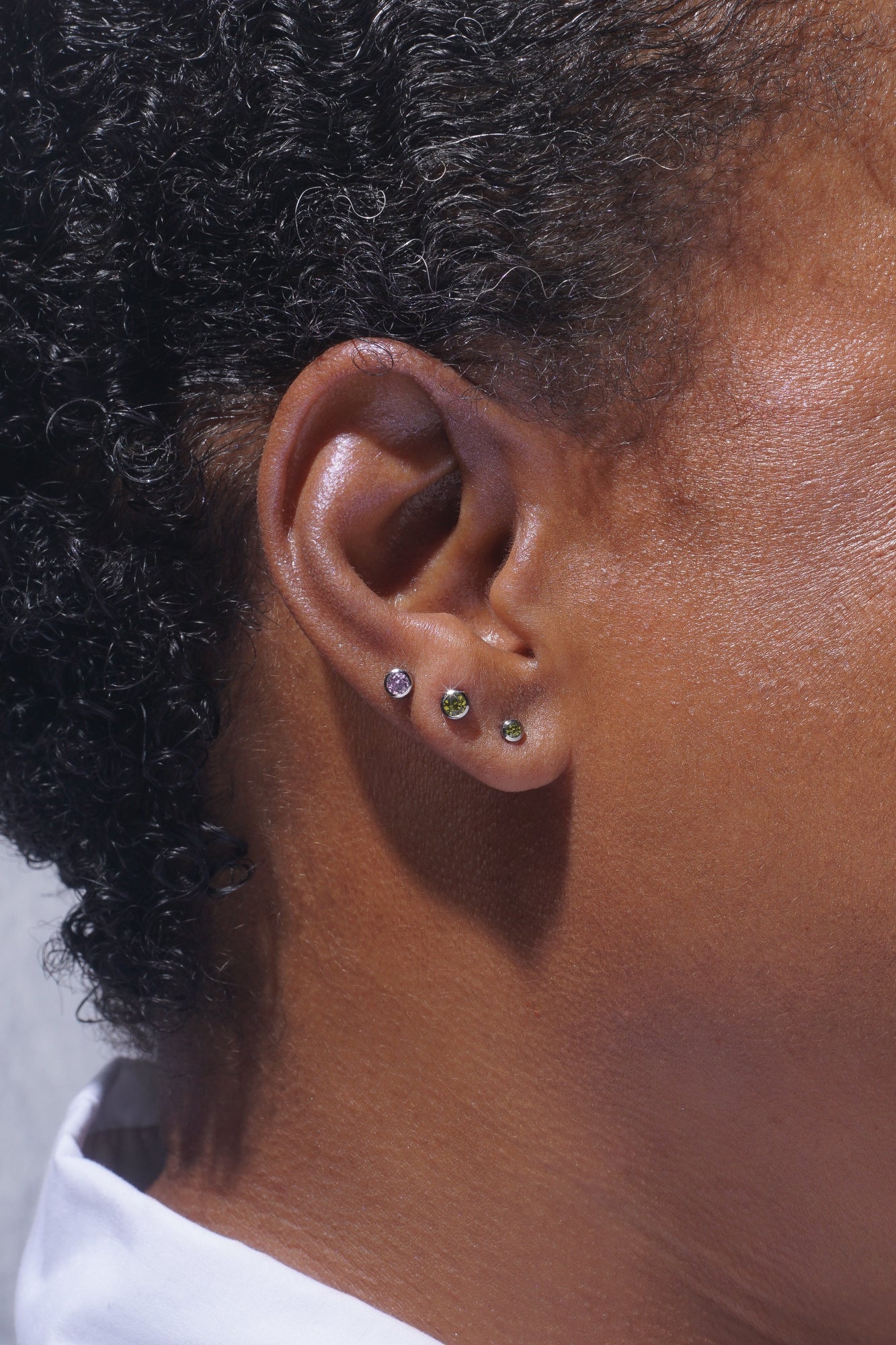 3mm Lonely Olive Stud (Single) - Image 10