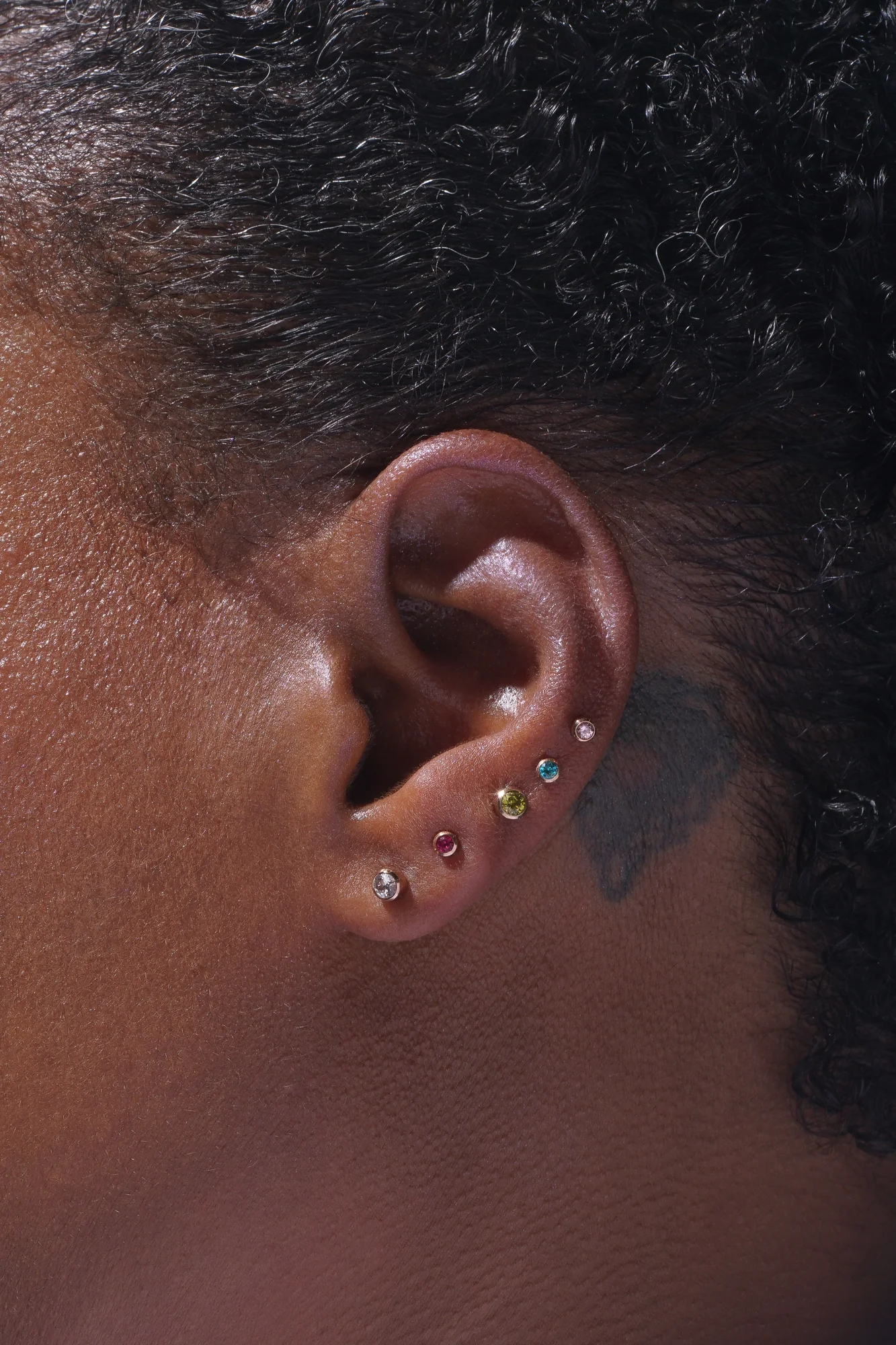 3mm Lonely Olive Stud (Single) - Image 7
