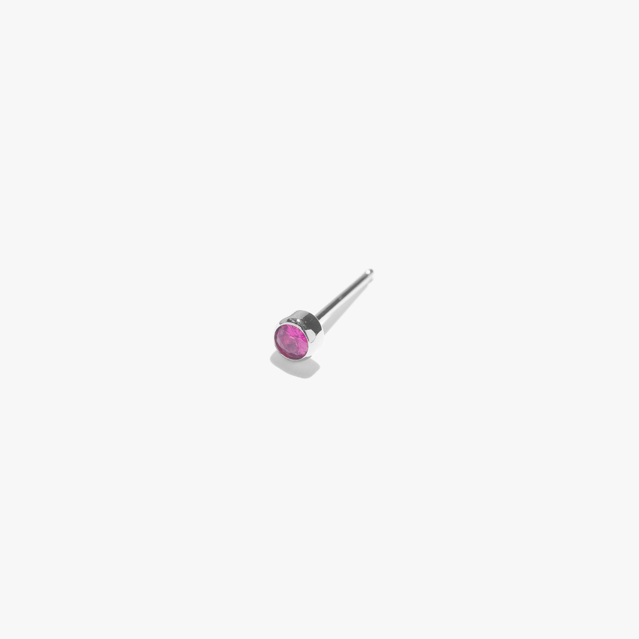 3mm Lonely Ruby Stud (Single) - Image 4