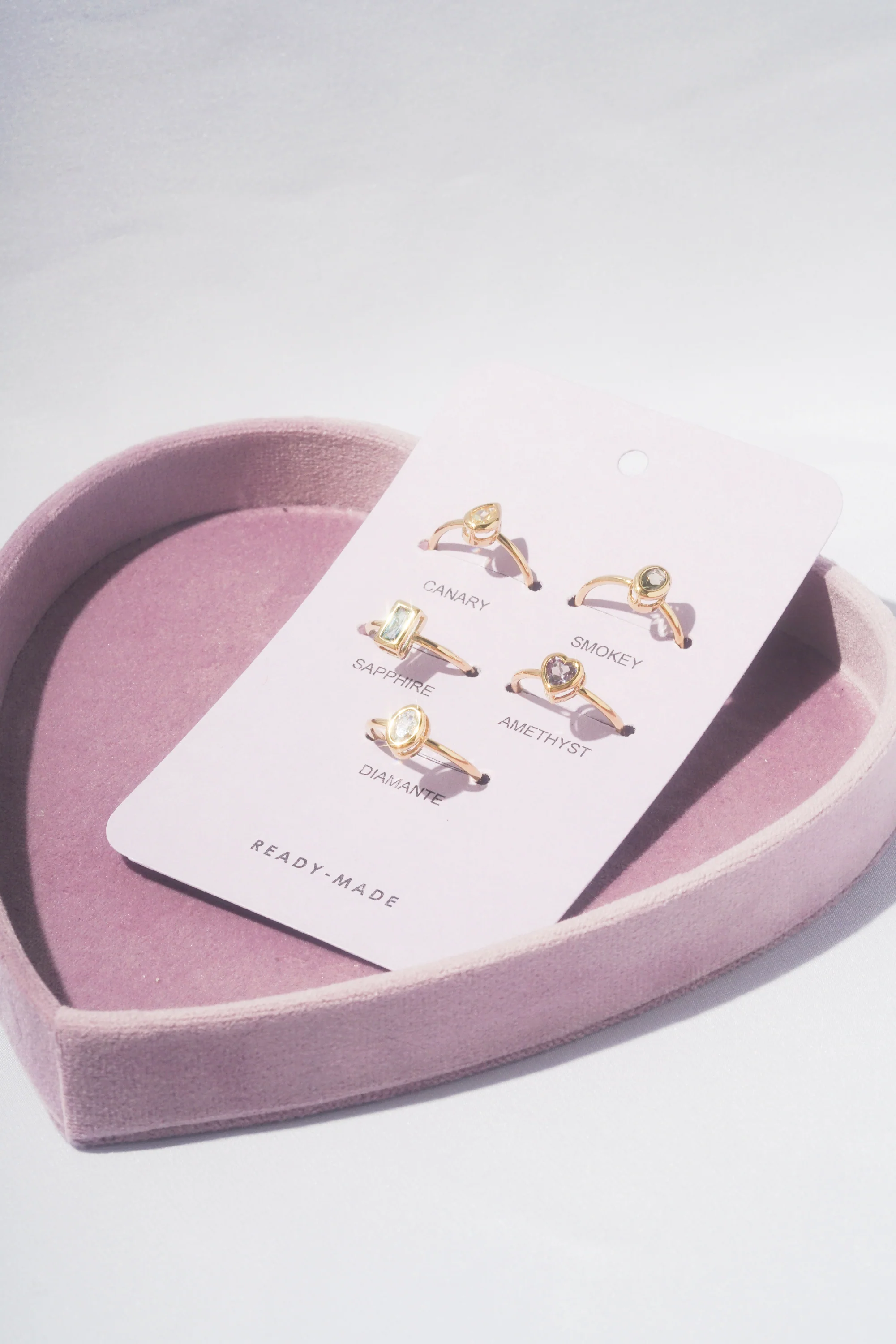 Diamante Oval Bezel Ring - Image 9
