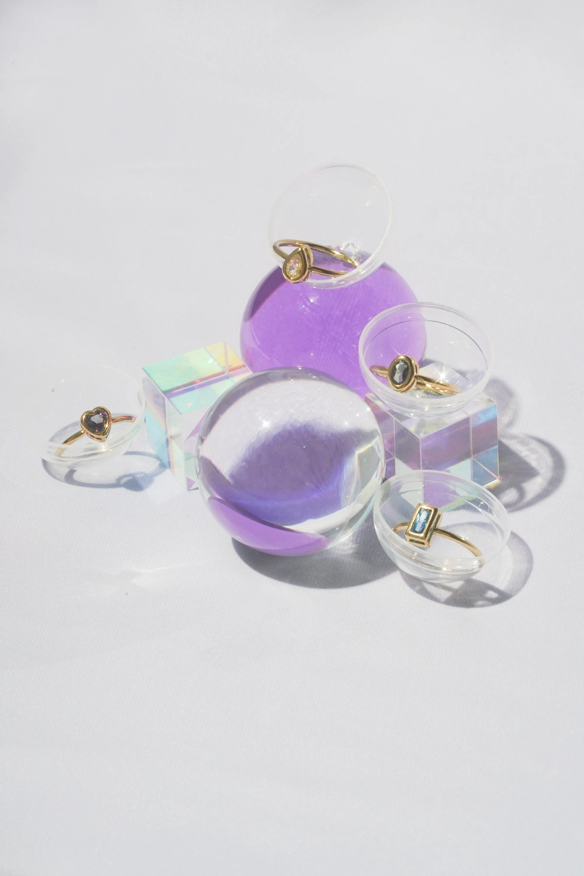 Sapphire Rectangle Bezel Ring - Image 11