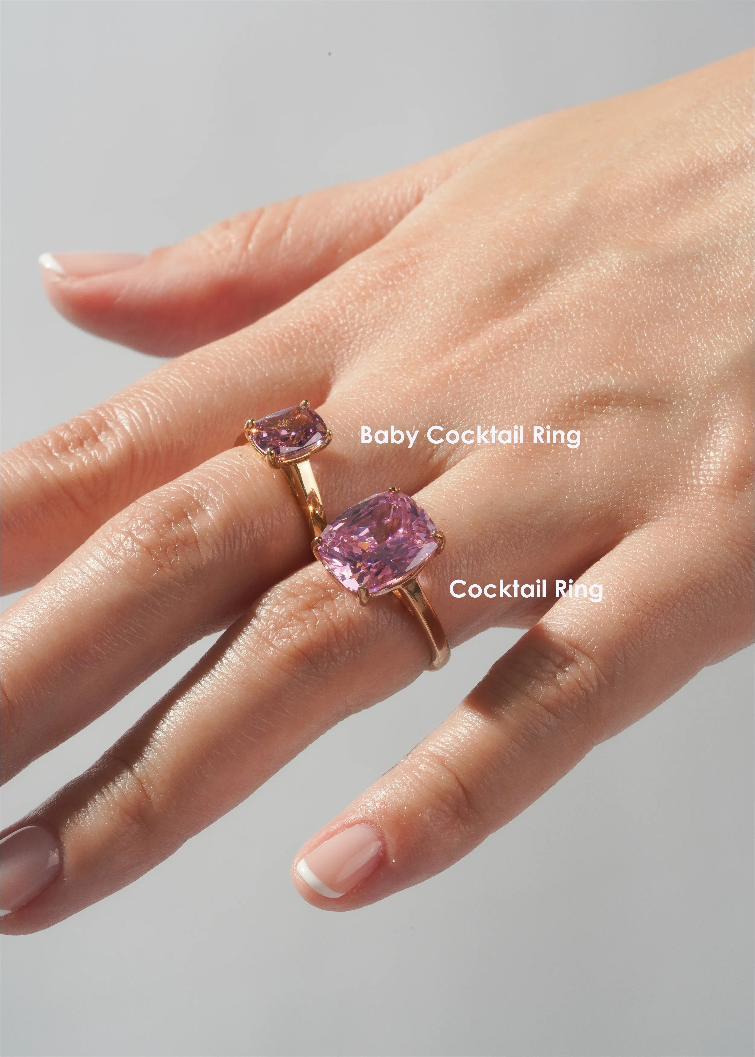 Pink Baby Cocktail Ring - Image 11